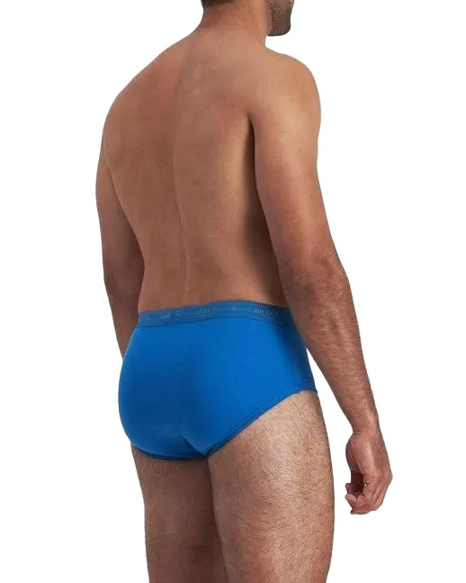 12 X Jockey Mens Hipster Y-Front Brief Underwear - Blue