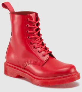 1460 Pascal Poppy Red Smooth Boot