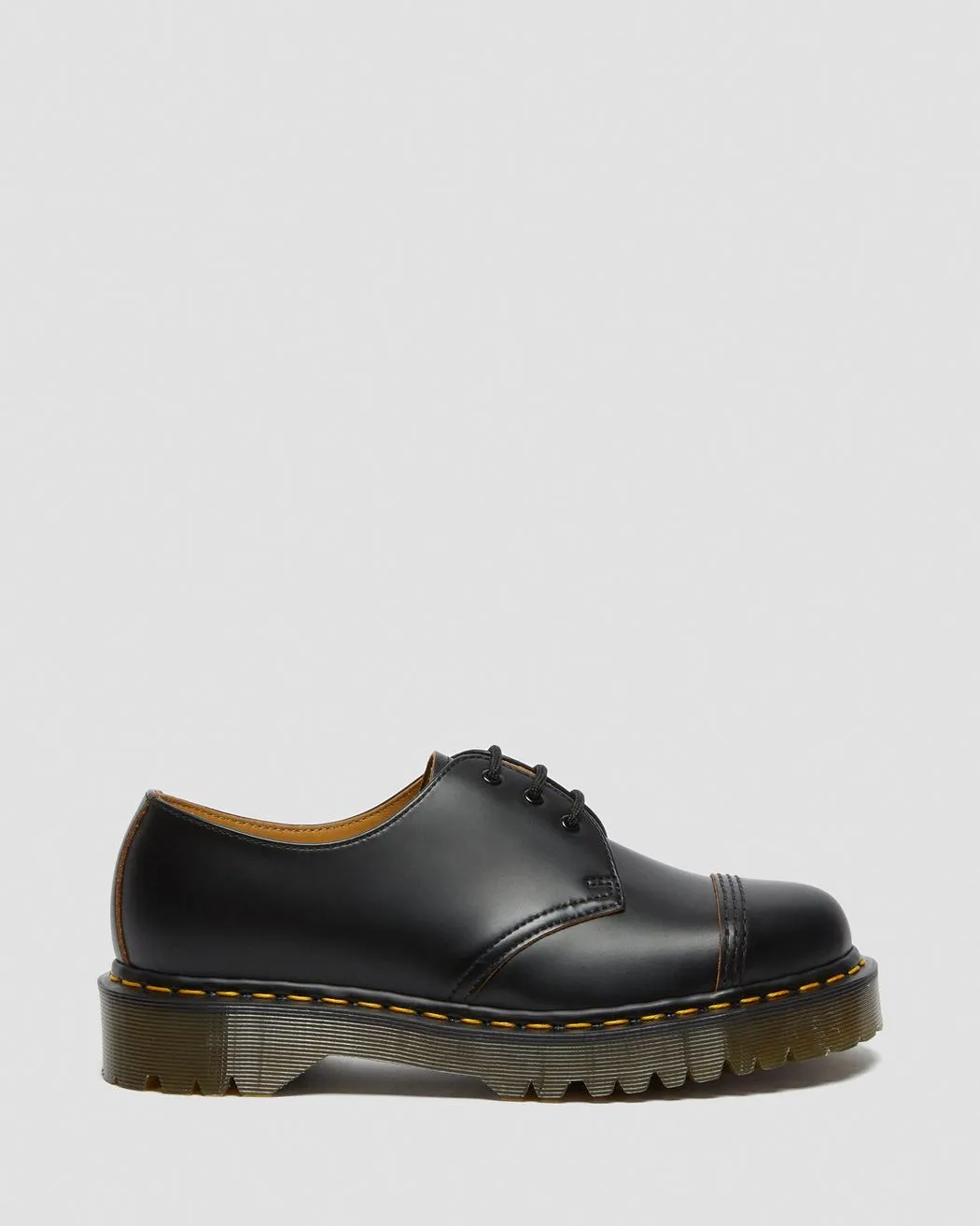 1461 Bex Toe Cap Black Quilon Oxford Shoe