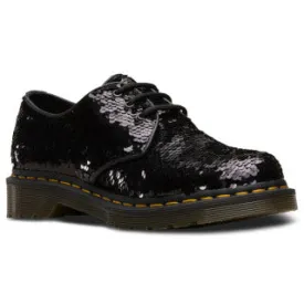 1461 Pascal Sequin Black Silver Shift Sequins Hydro Oxford Shoes