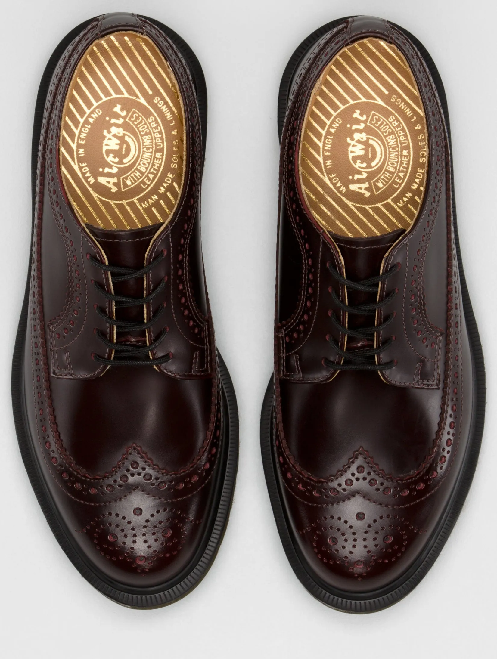 3989 Burgundy Brogue Made in England