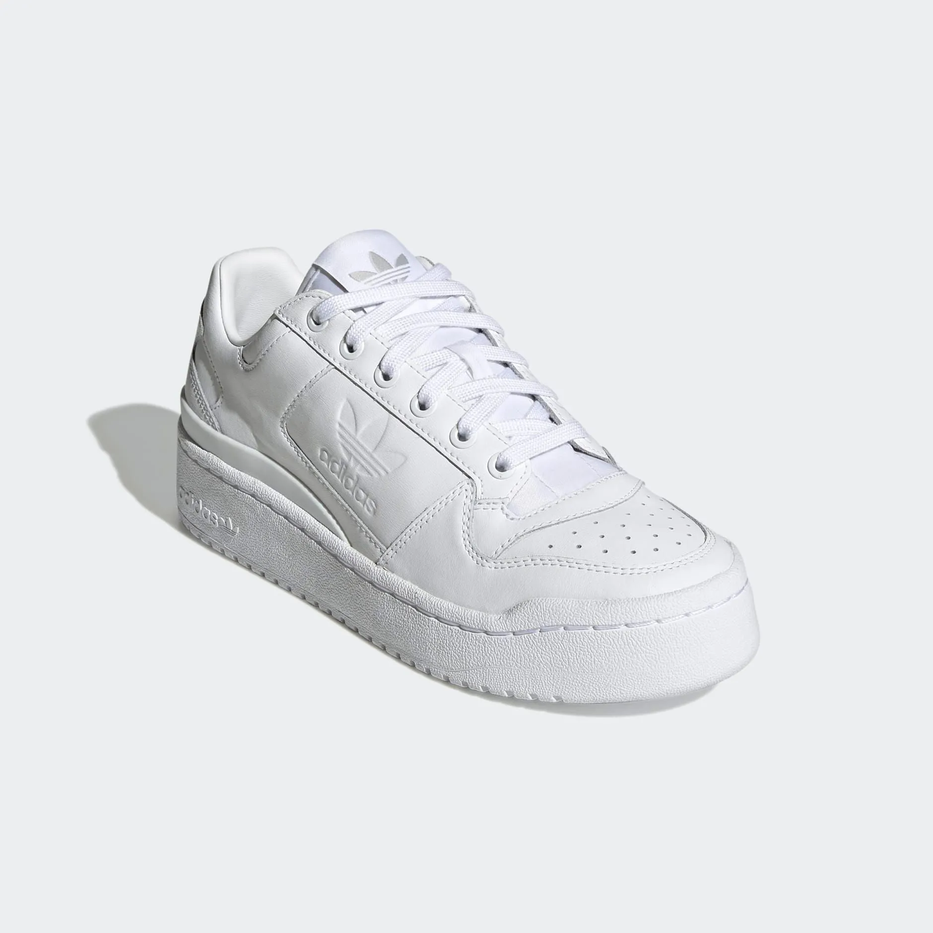 Adidas Women's Forum Bold Shoes - Triple White