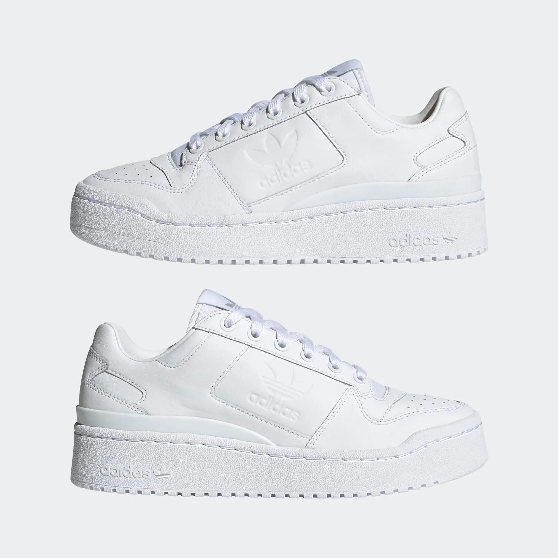 Adidas Women's Forum Bold Shoes - Triple White