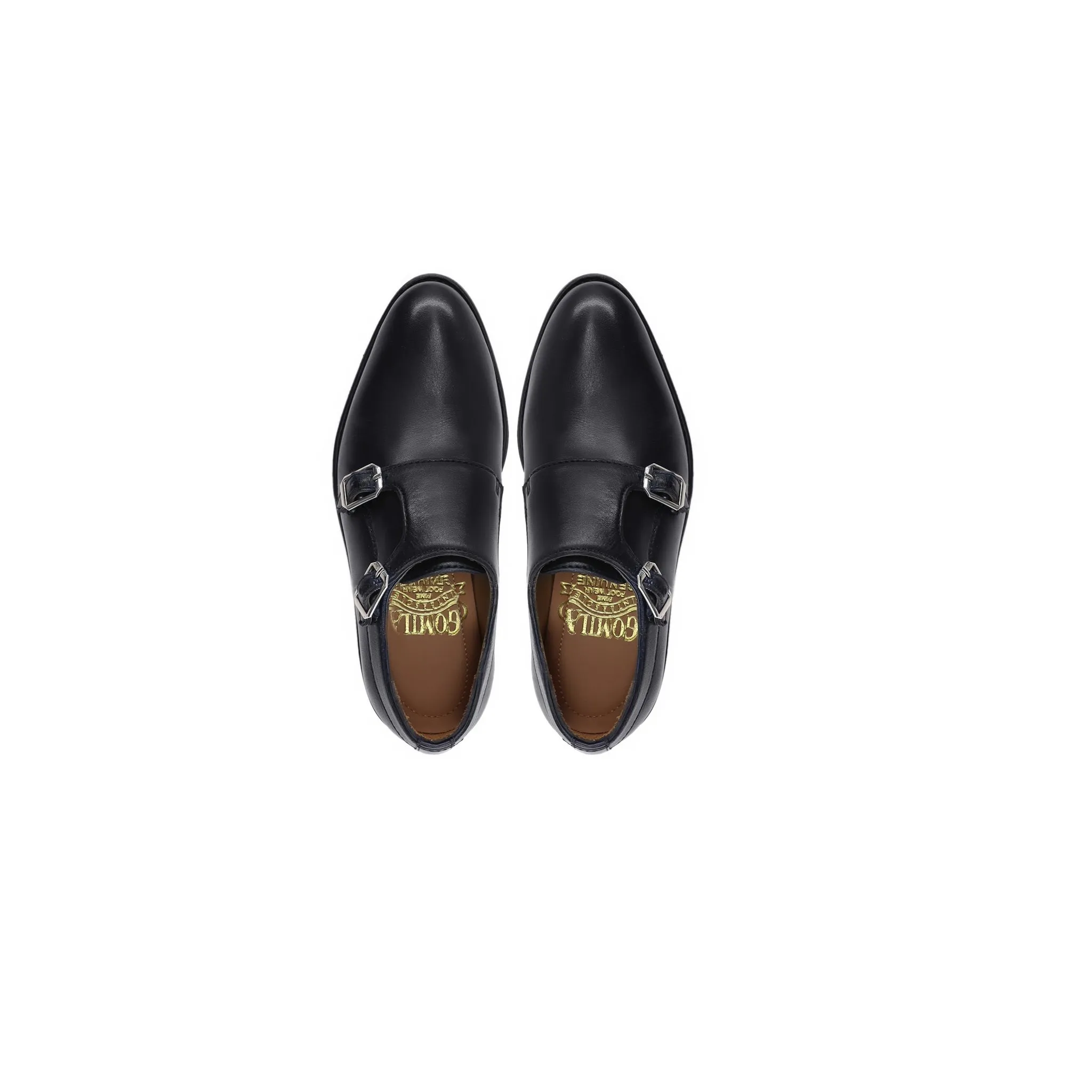 Argie - Kid's Black Calf Leather Double Monkstrap (5-12 Year's Old)