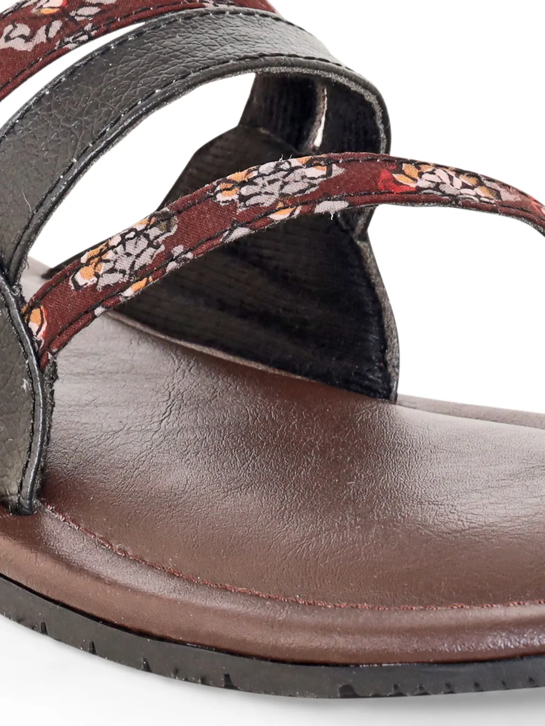 Block Print Strap Up Chappals