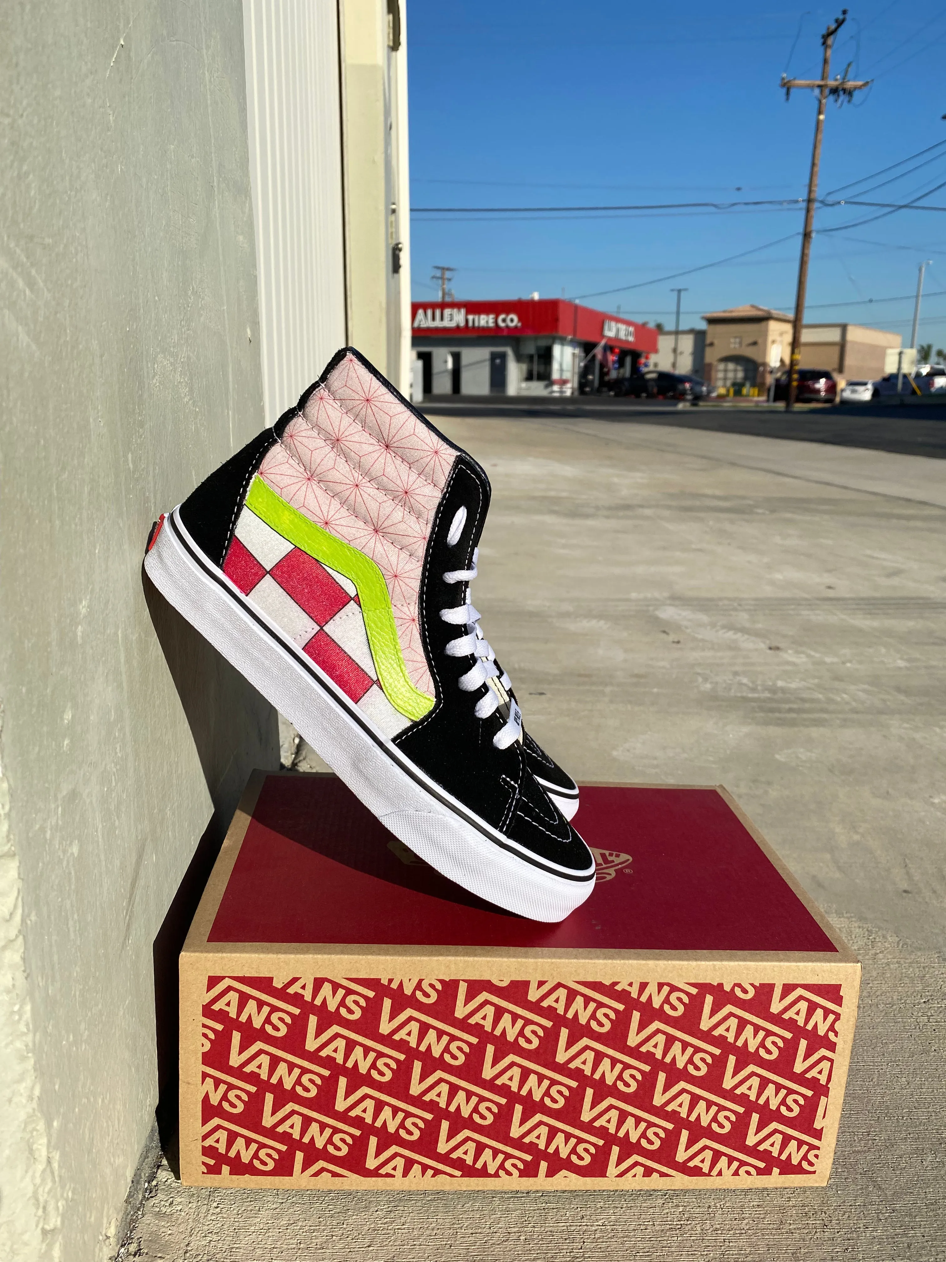 Demon Slayer Nezuko Kamado Custom Shoes - Custom Vans Shoes