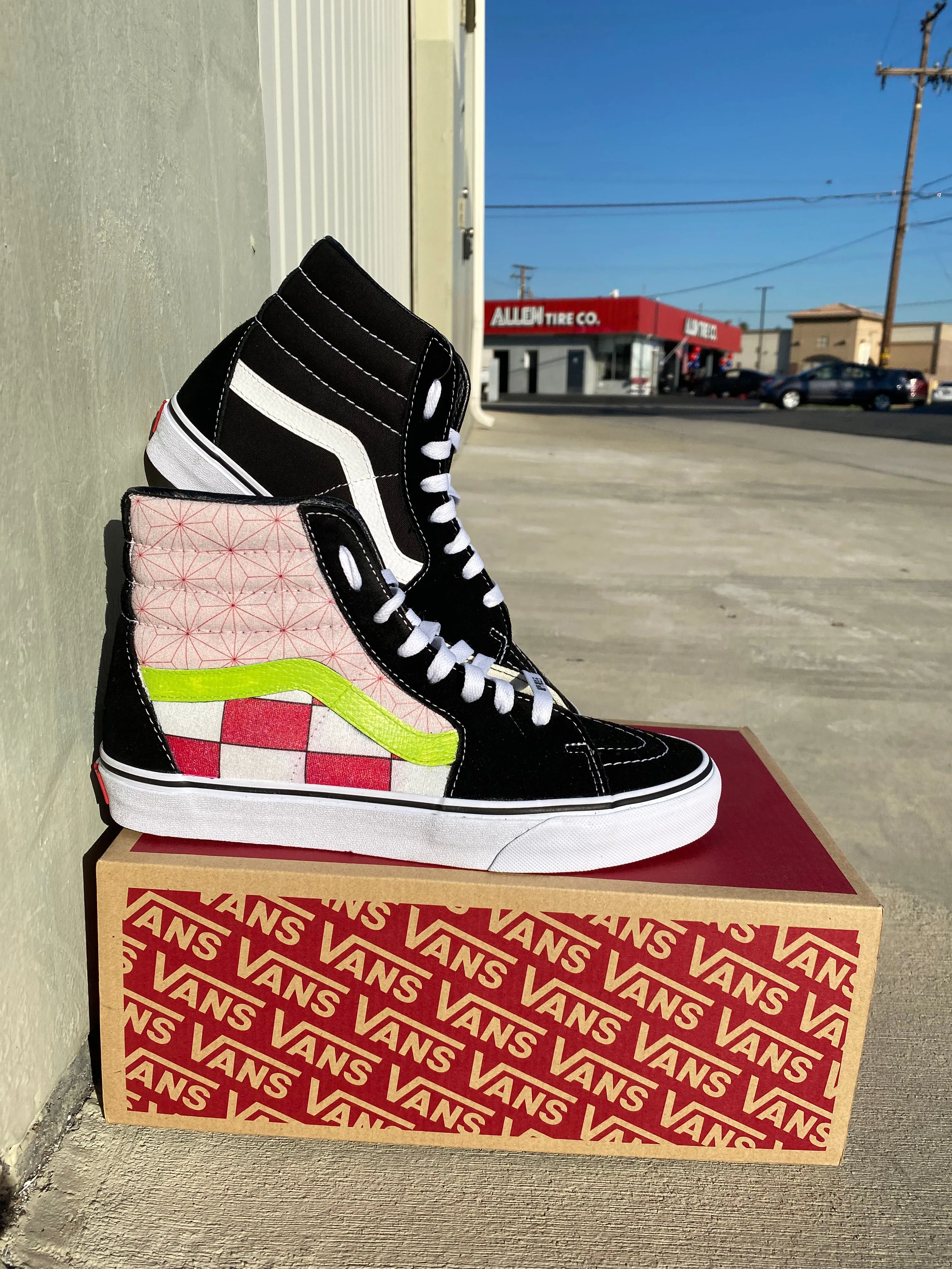 Demon Slayer Nezuko Kamado Custom Shoes - Custom Vans Shoes