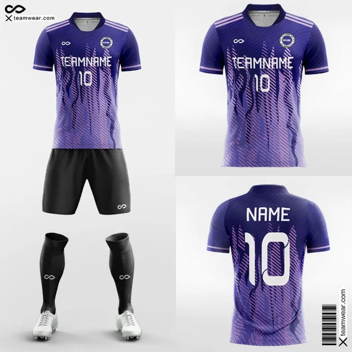 Fire Moire - Custom Soccer Jerseys Kit Sublimated for Club