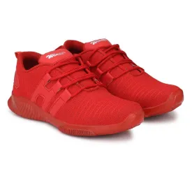 Generic Men's Red Color Mesh Material  Casual