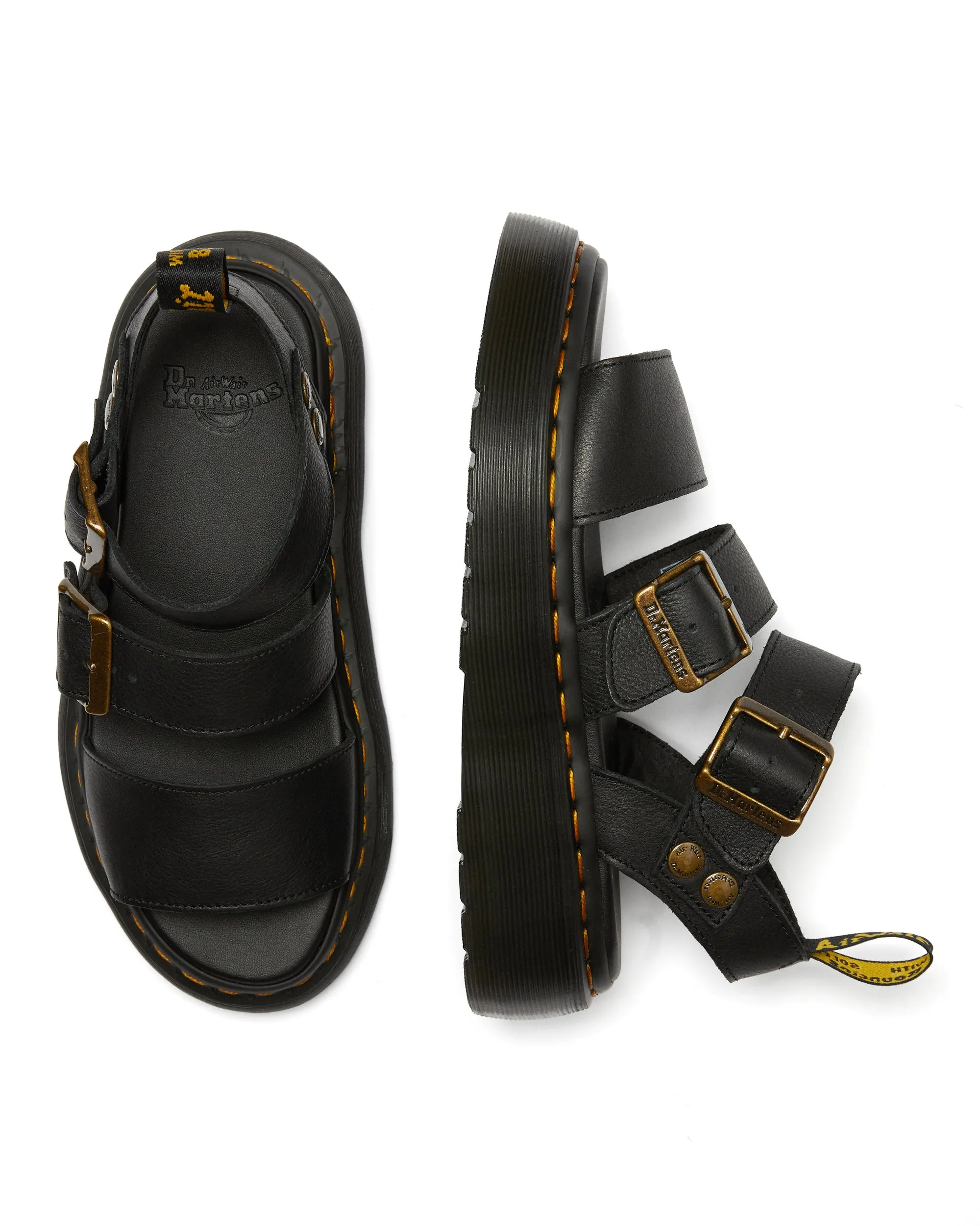 GRYPHON QUAD BLACK PISA SANDAL