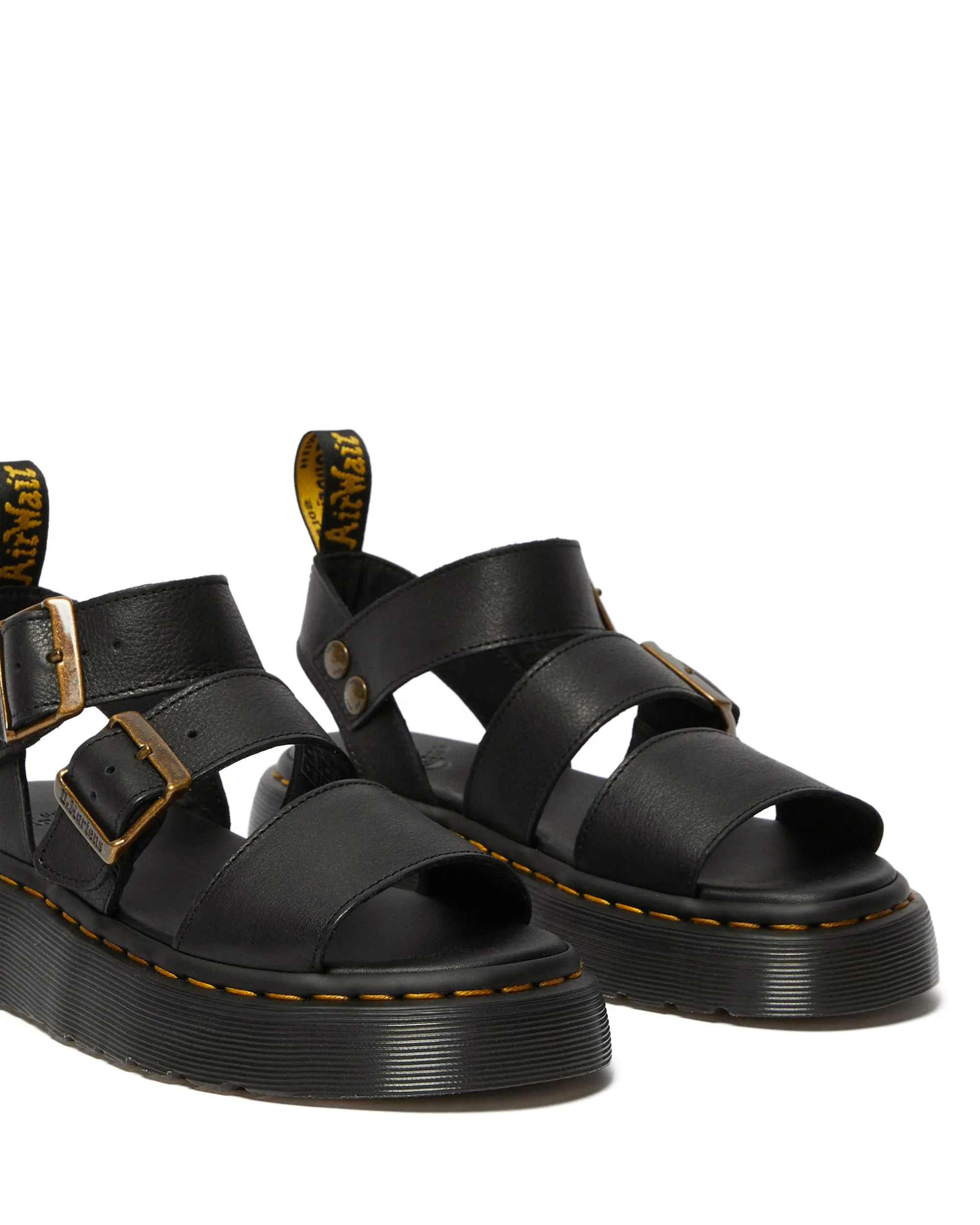 GRYPHON QUAD BLACK PISA SANDAL