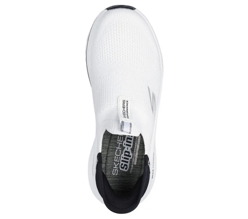 Max Cushioning Elite in White/Black by Skechers