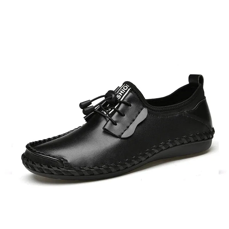 Men's Casual Shoes Summer Style Hollow Out Breathable Flats For Men Loafer Creepers Comfortable Shoes Big Plus Size 38-47