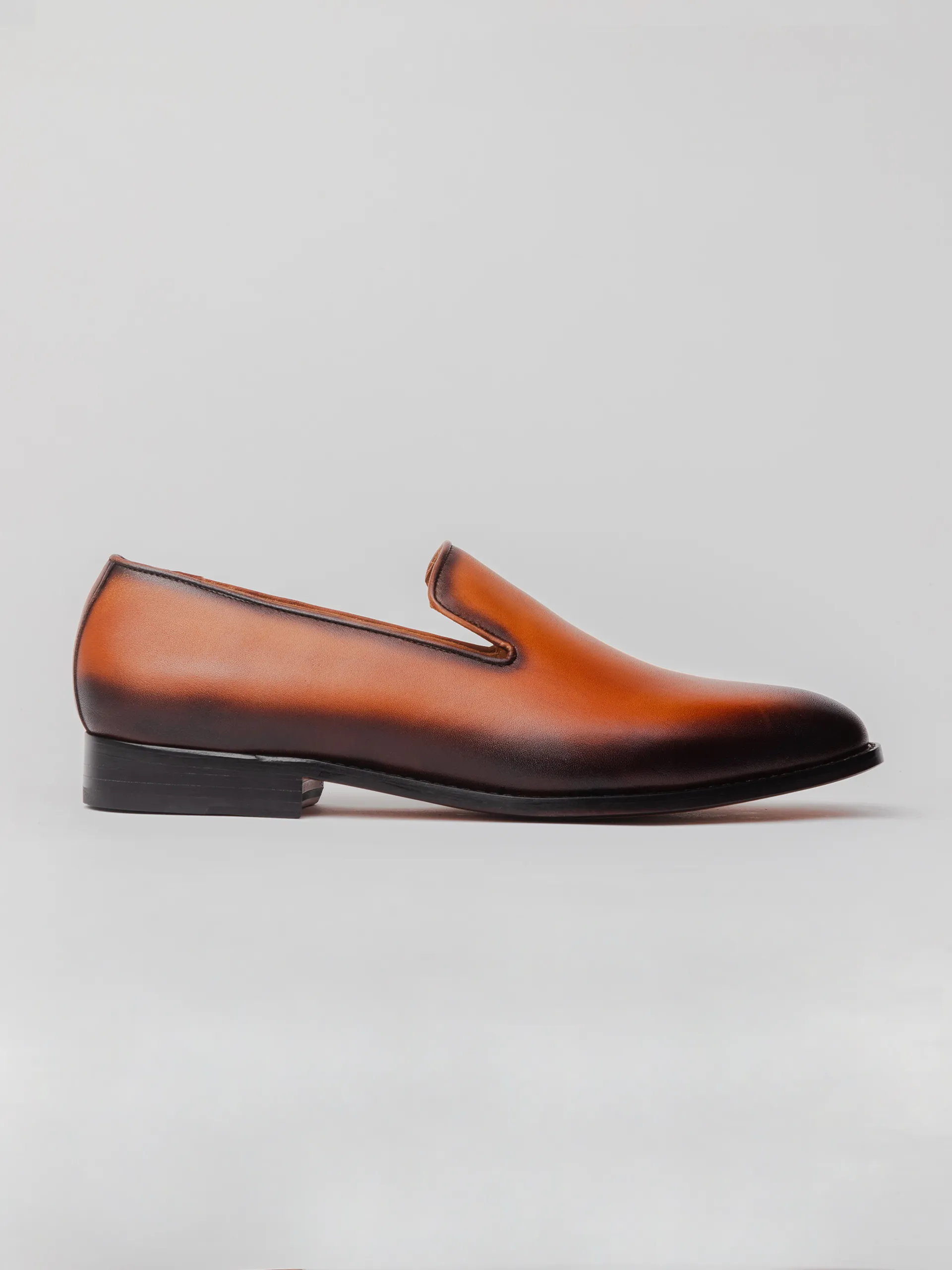 Murano Loafer - Orange-Tan Patina