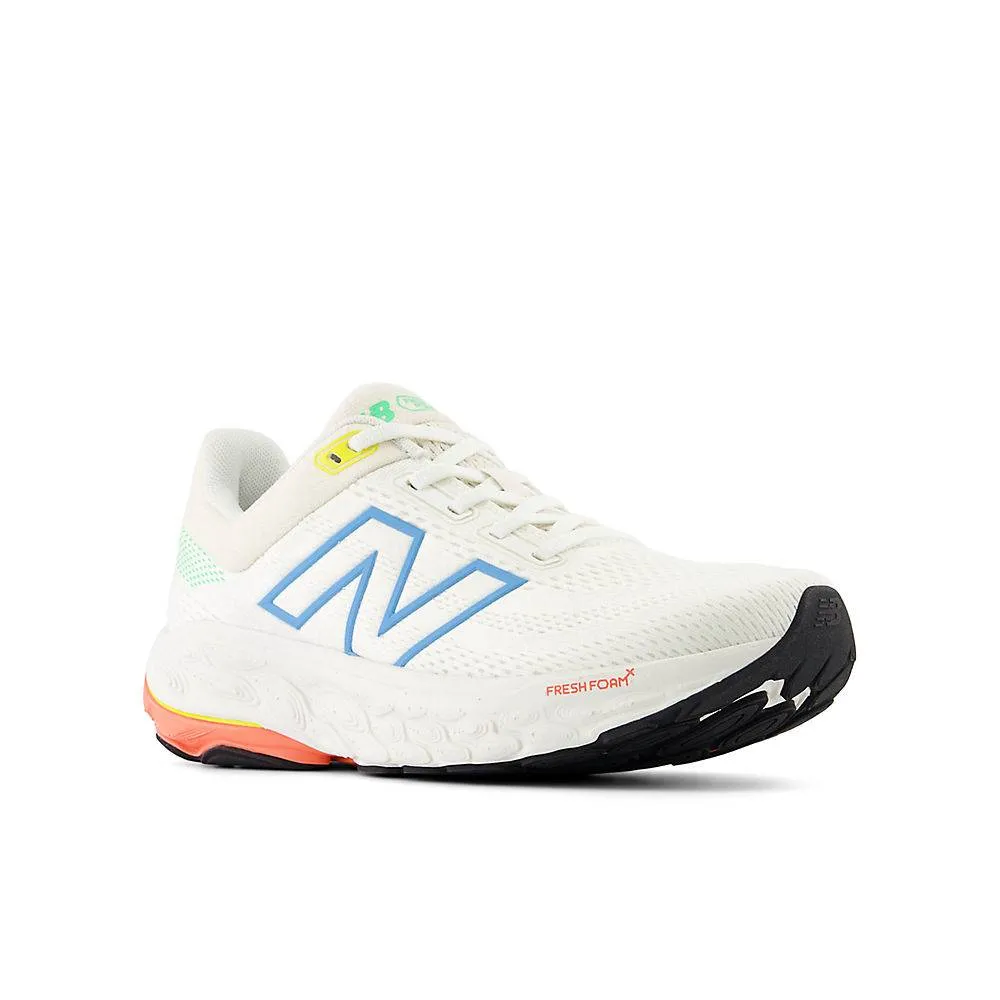 New Balance Fresh Foam X 860 v14 Wide (Womens) -  Sea salt with gulf red and coastal blue