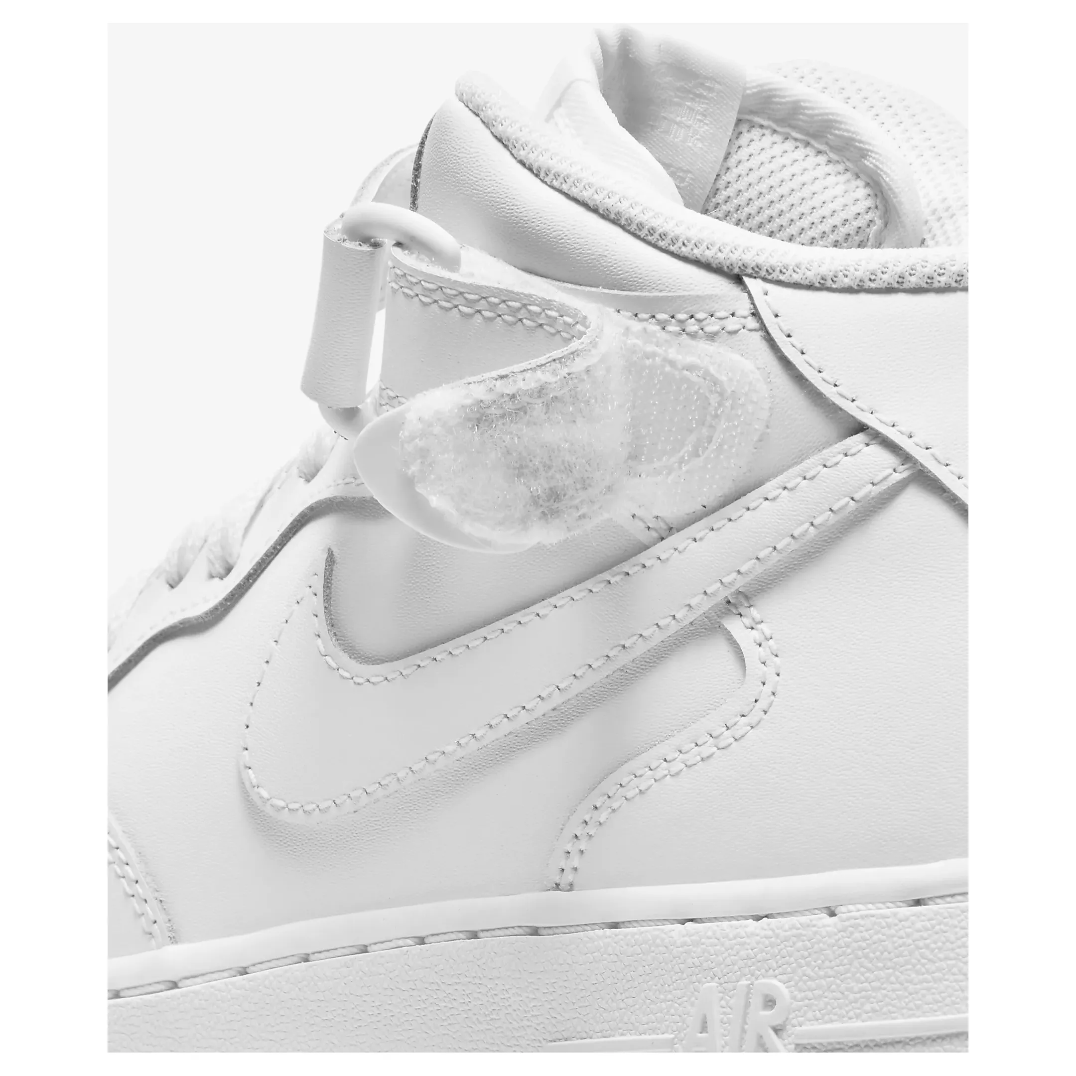 Nike Kid's Air Force 1 Mid LE Shoes - All White