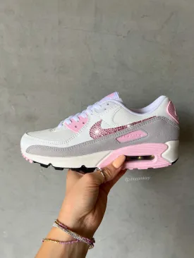 Pink Swarovski Womens Nike Air Max 90