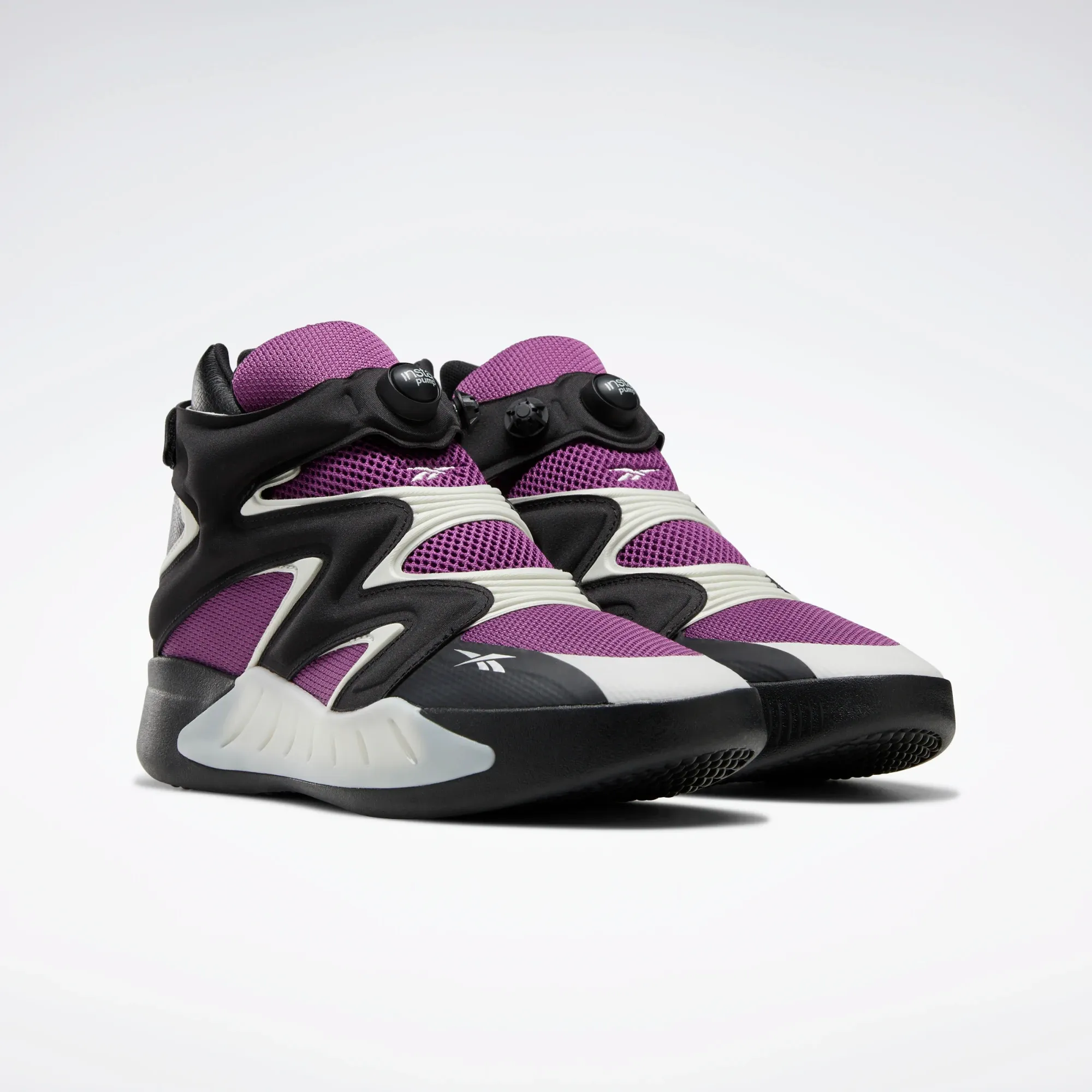 Reebok Men's Instapump Fury Zone Shoes - Aubergine / Pure Grey 1 / Core Black