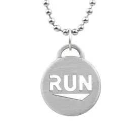 RUN Pendant Chain Necklace