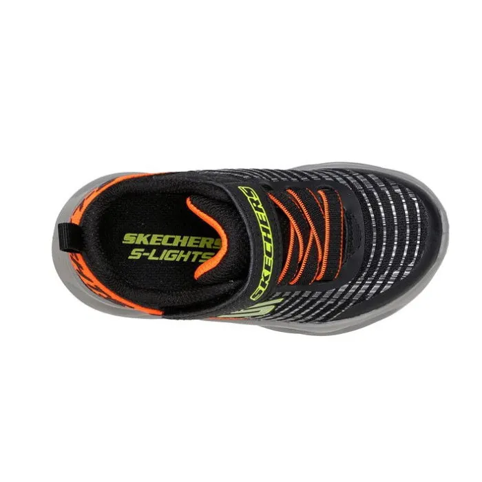 Skechers Toddlers S Light Twisty Brights Novlo Black Orange