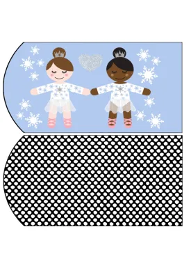 Snowflake Nina Ballerina Pointe Mesh Bag