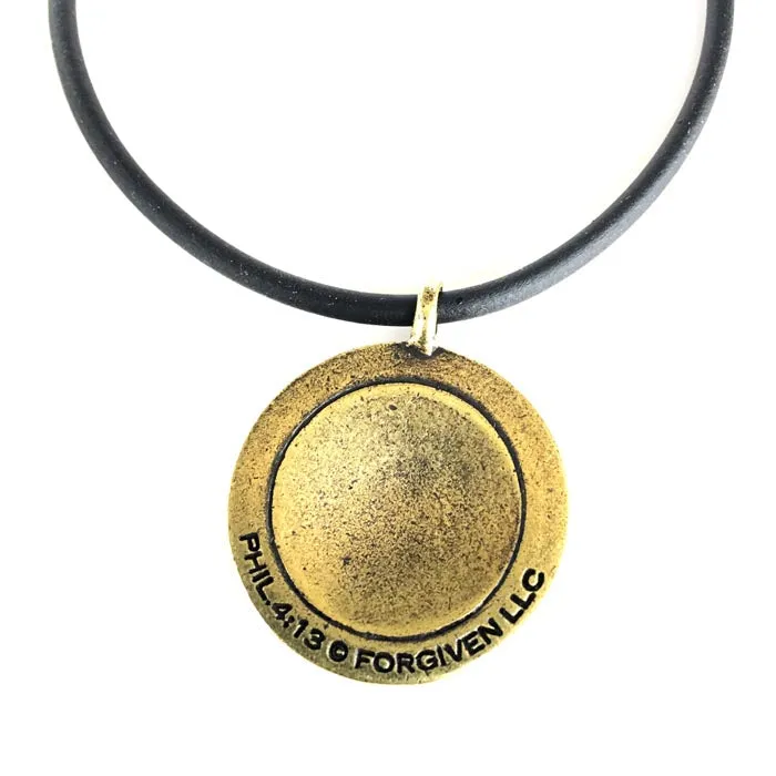 Soccer Necklace in Brass