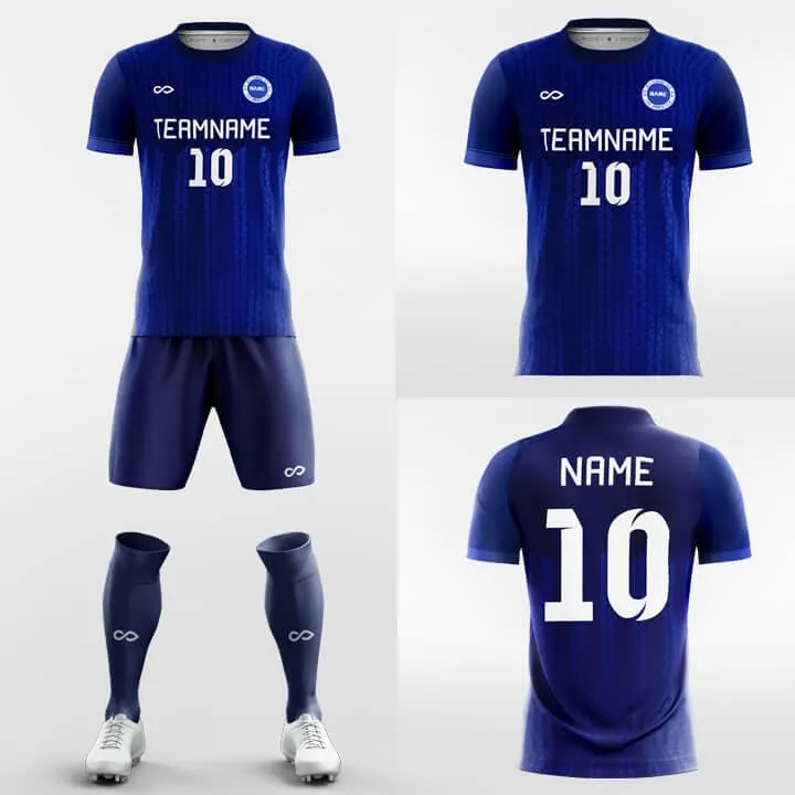 Solid Blue - Custom Soccer Jerseys Kit Sublimated Design