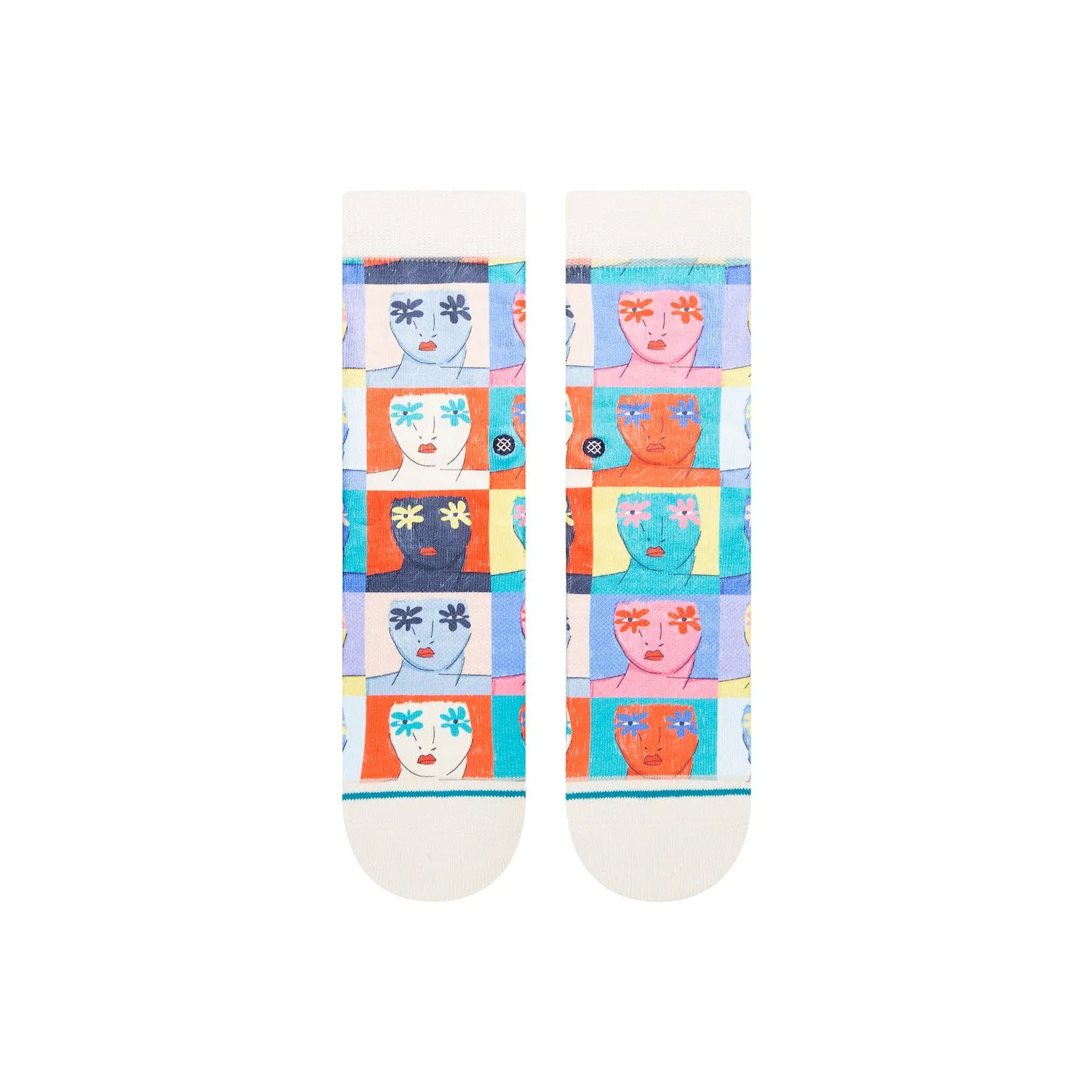 Stance Flower Faces Crew Sock