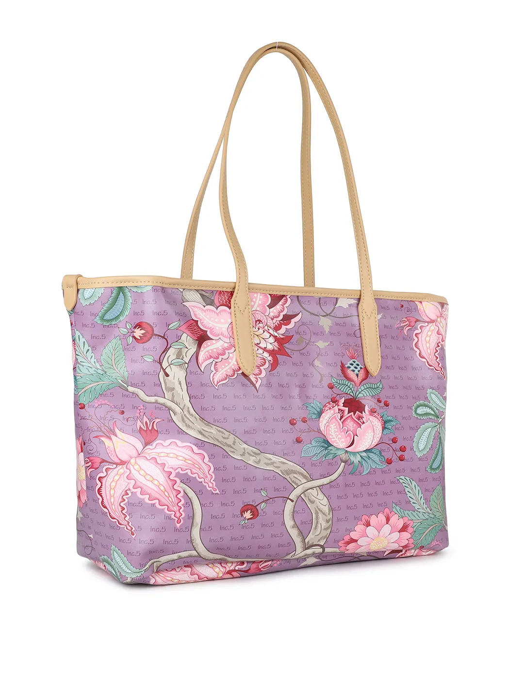 Women Purple Printed Shoulder Bag