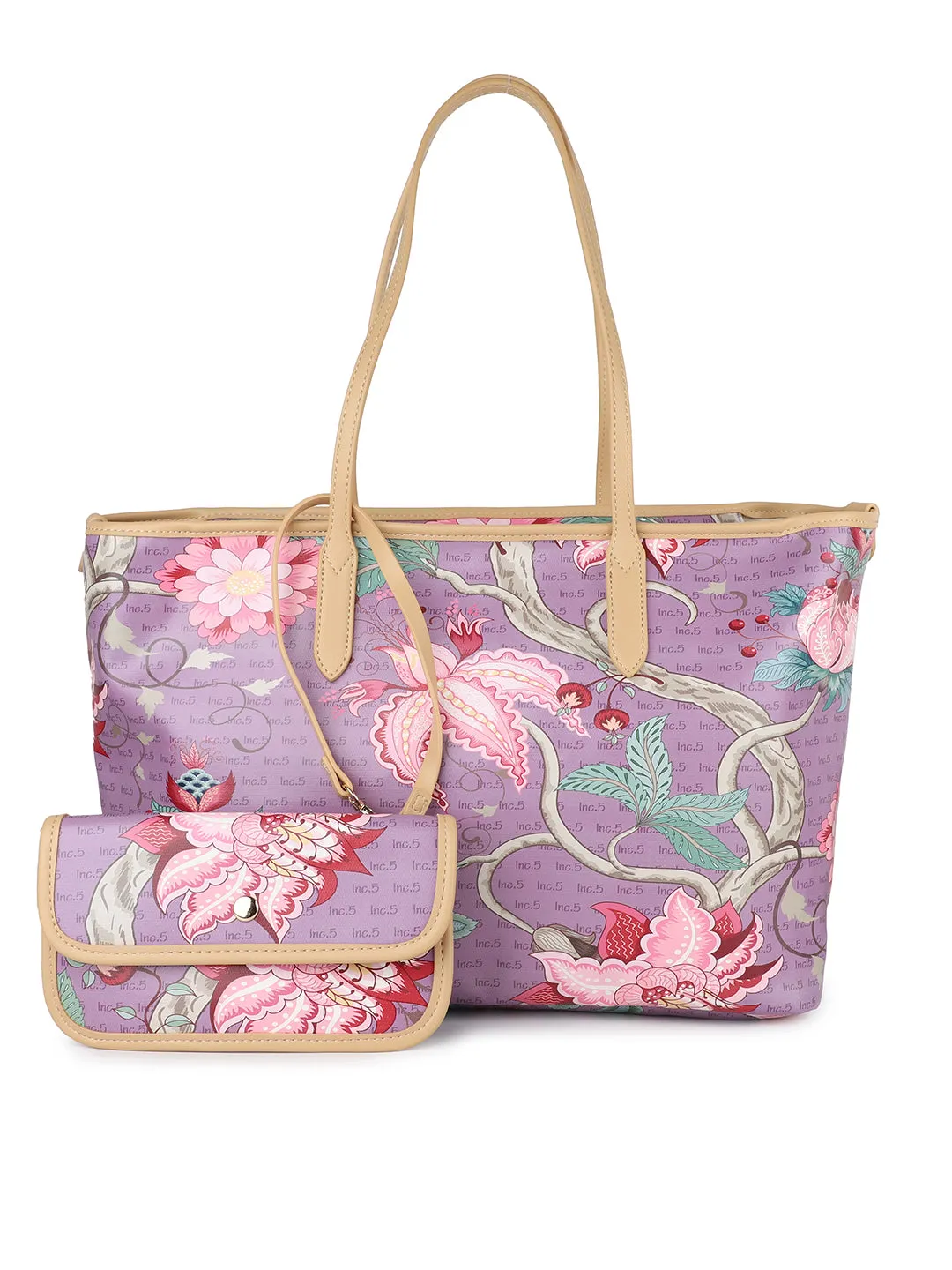 Women Purple Printed Shoulder Bag